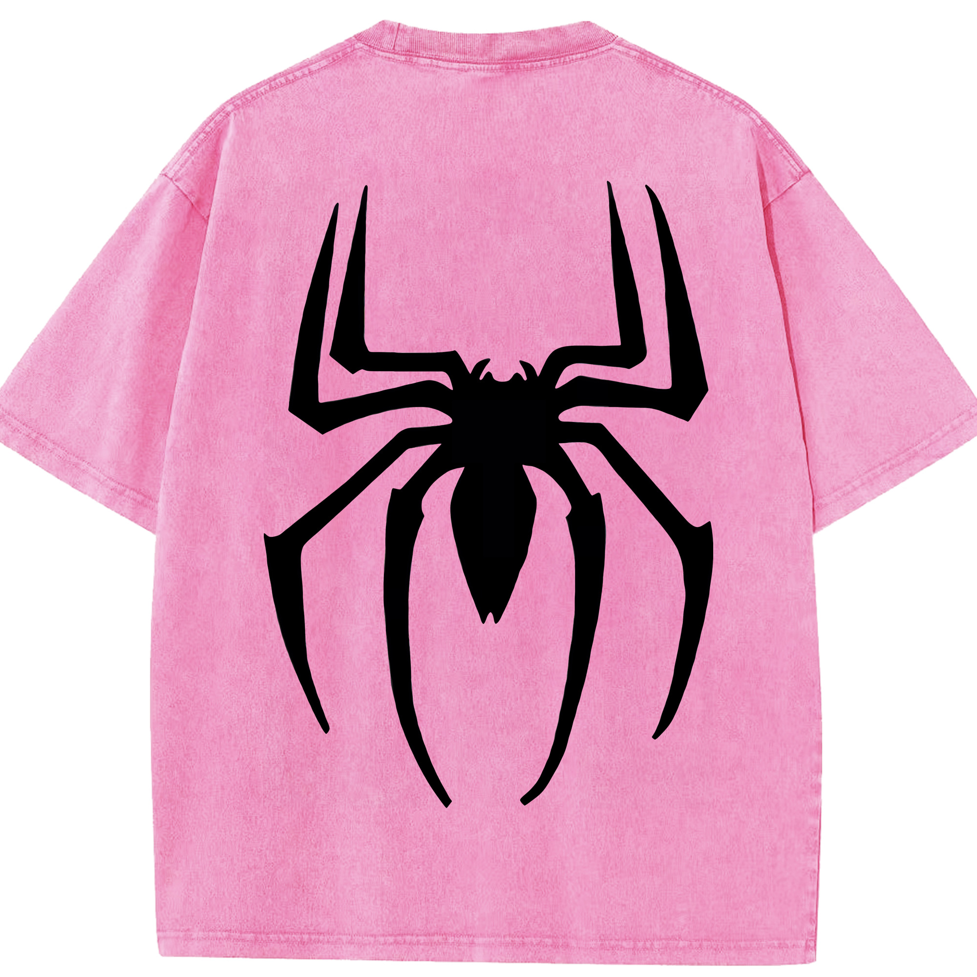 （画像用） Spider Man スパイダーマン 綿100% ヴィンテージ風 半袖Tシャツ（背面プリント）